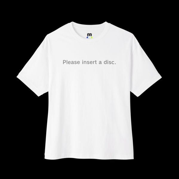 Insert a disc. Oversize T-shirt